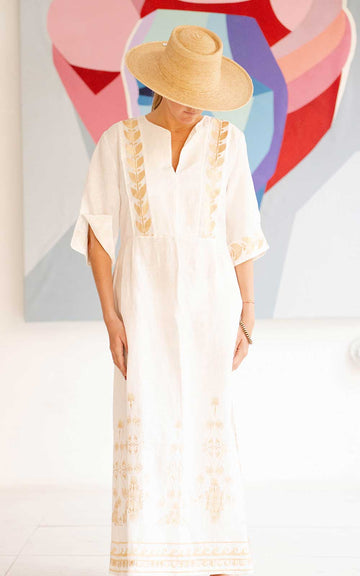 OFF WHITE ATHENA DRESS