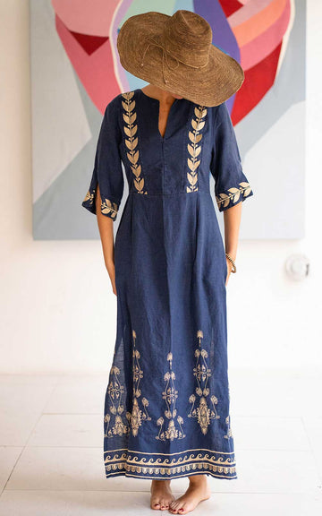 Athena Navy Dress