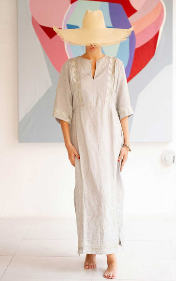 Athena Grey Dress