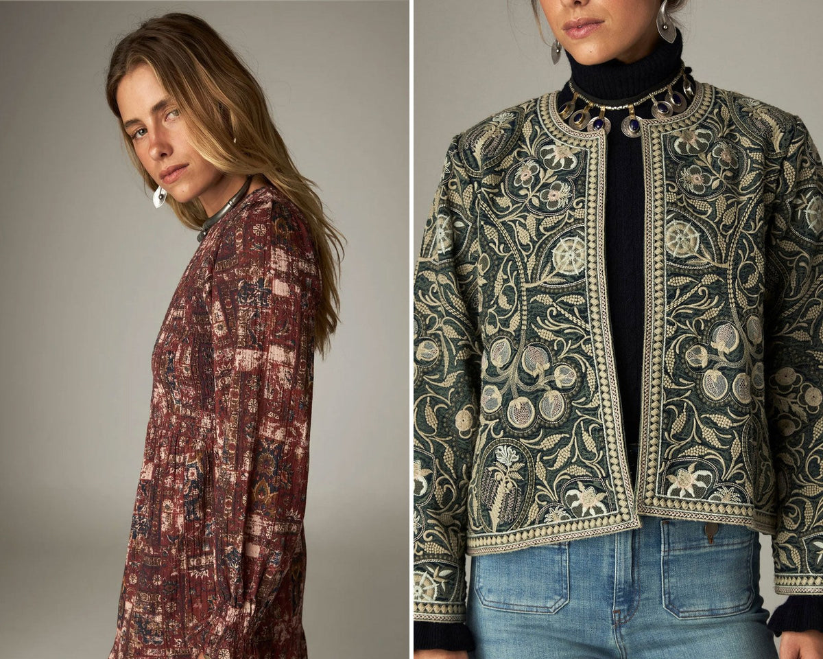 Maison Hotel AW26 - vestido Leandra y chaqueta Abu Jade