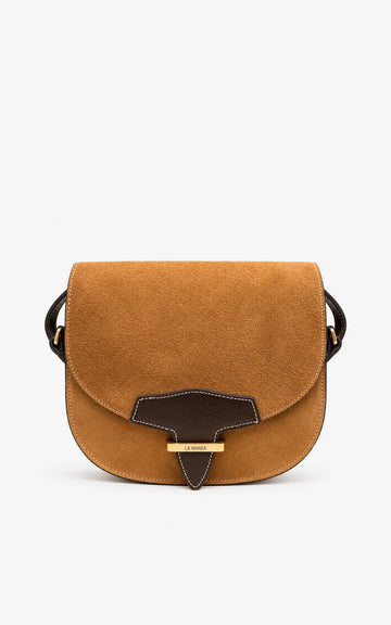 BOLSO MEDIA LUNA CAMEL ANTE