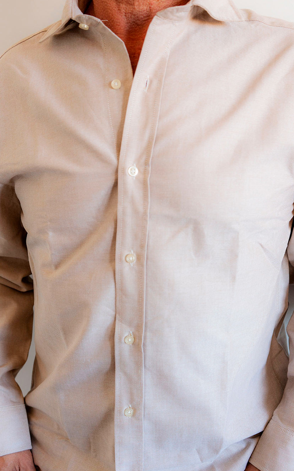 CAMISA OXFORD PORTO BEIGE