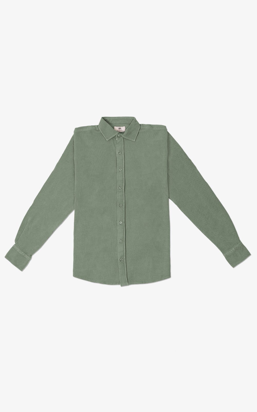 CAMISA PIQUE MANGA LARGA VERDE