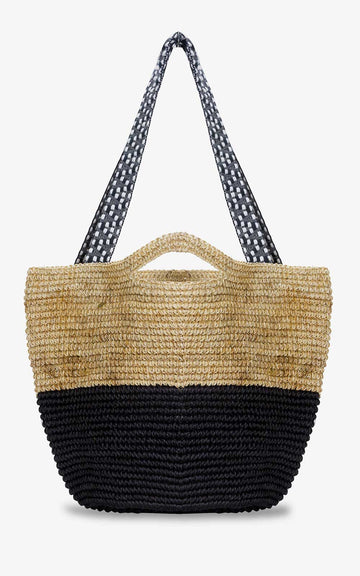 Large Black Ethnic Basket