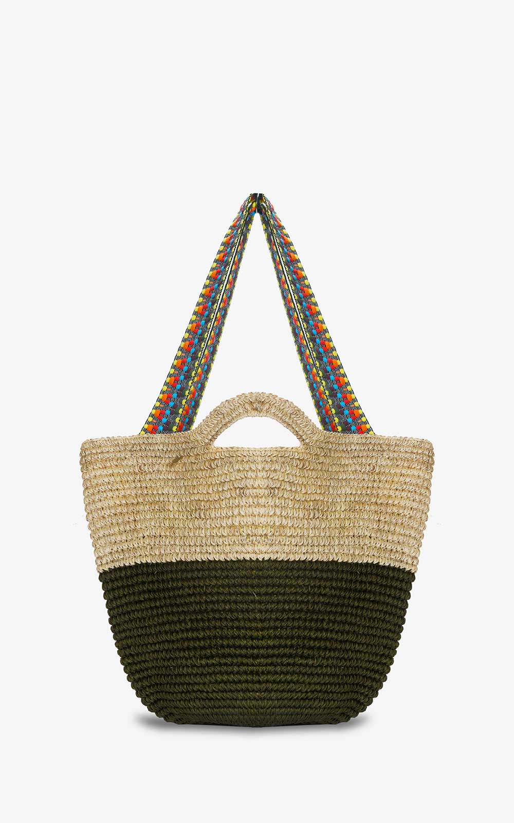 Ethnic Medium Khaki Basket