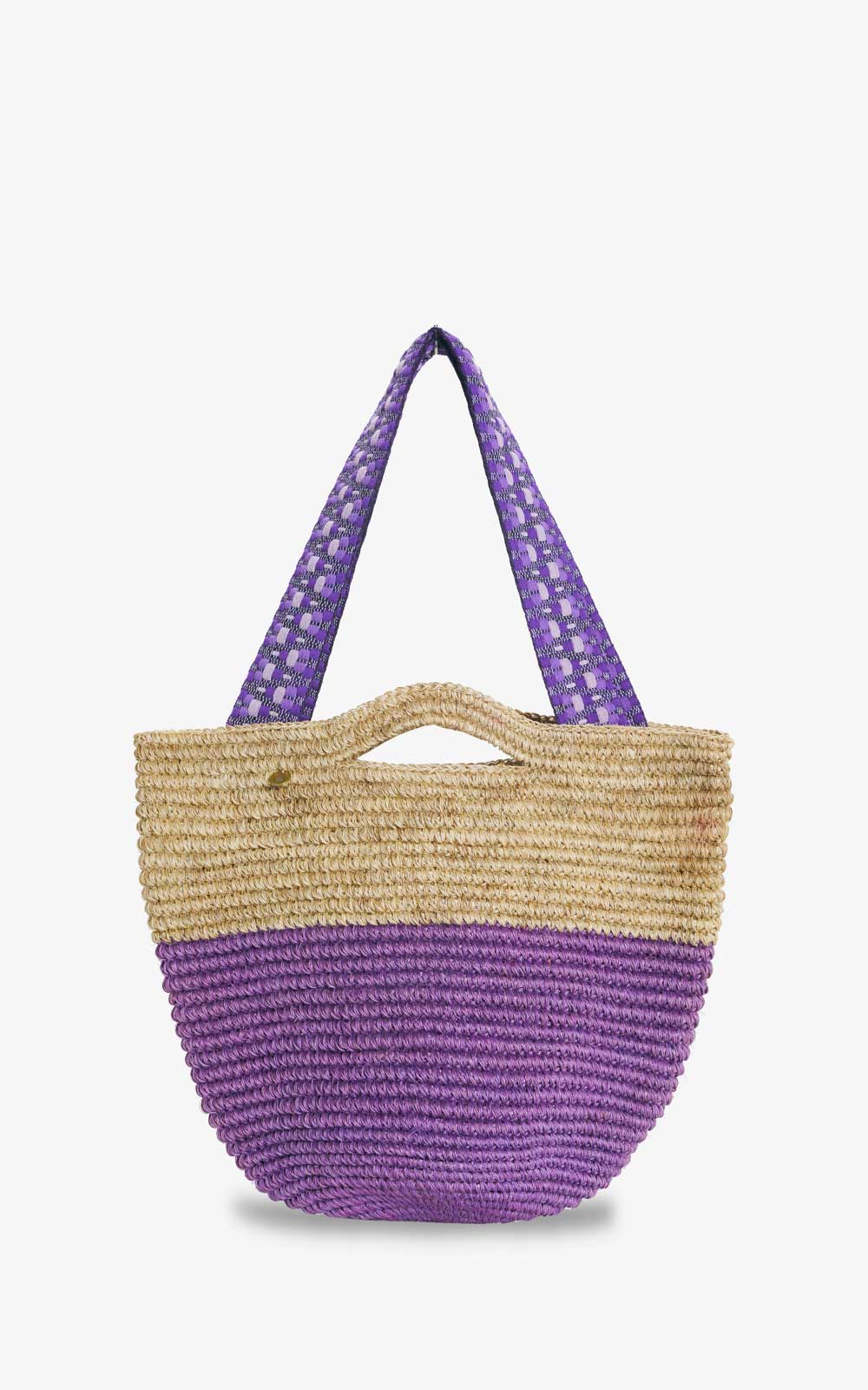 Medium Ethnic Basket Lilac