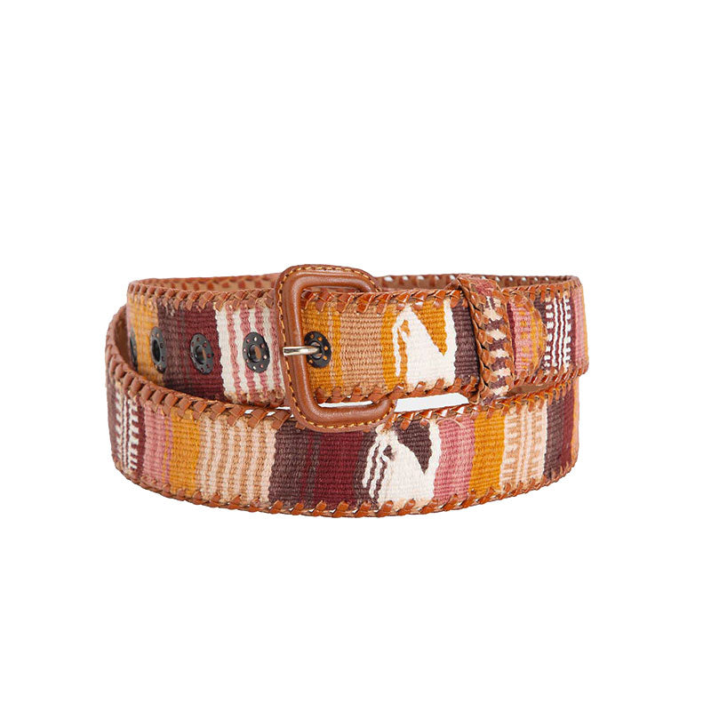 Brown Zebra Ethnic Belt