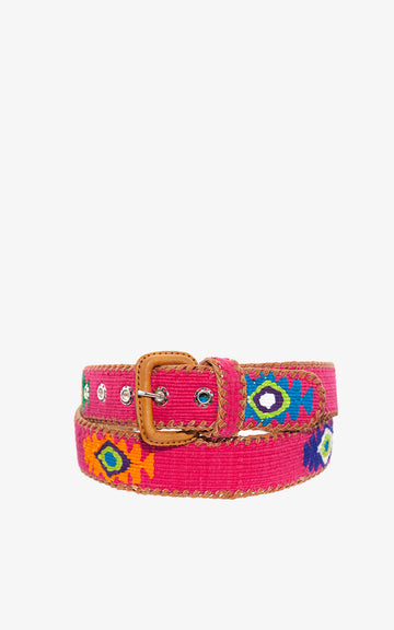 Cinturón Étnico Fucsia