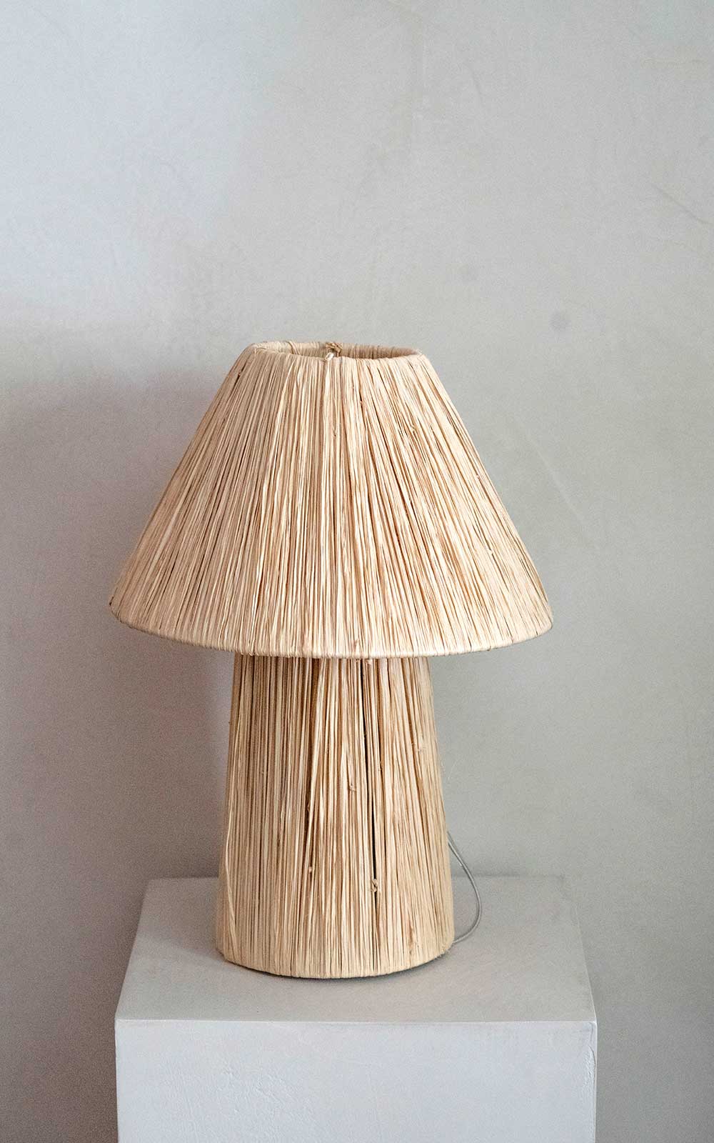 RAFFIA HOUSE LAMP