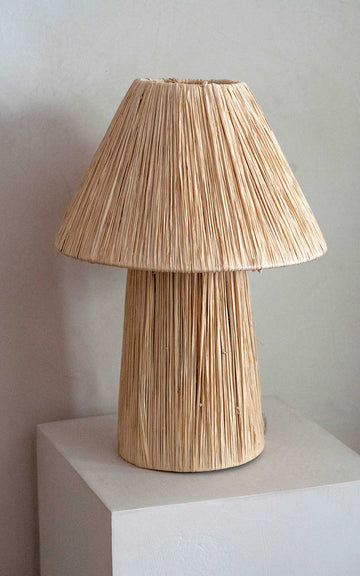 RAFFIA HOUSE LAMP