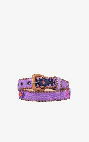 Purple Ethnic Belt