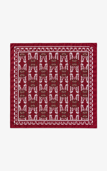 MINI FOULARD ALBERTINE BURDEOS