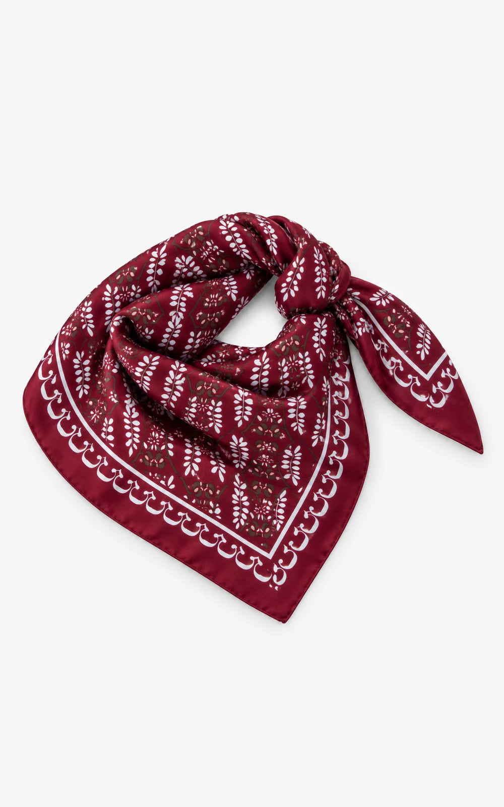 MINI FOULARD ALBERTINE BURDEOS