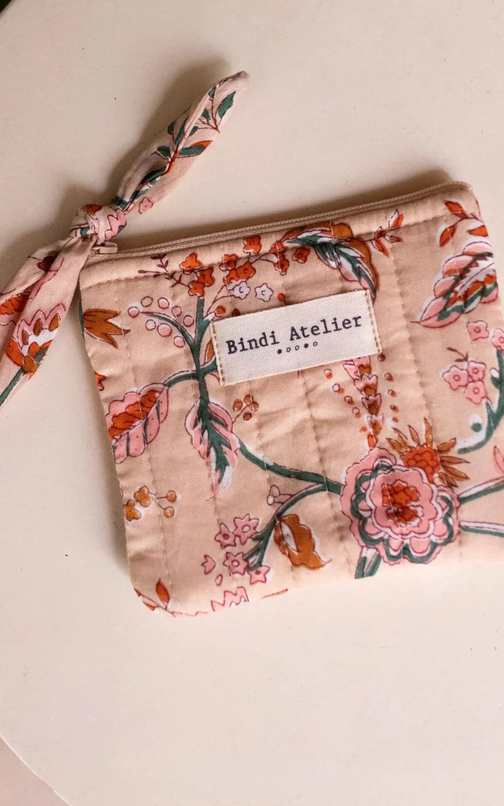 Monedero Nesta Crudo ambiente - Bindi Atelier