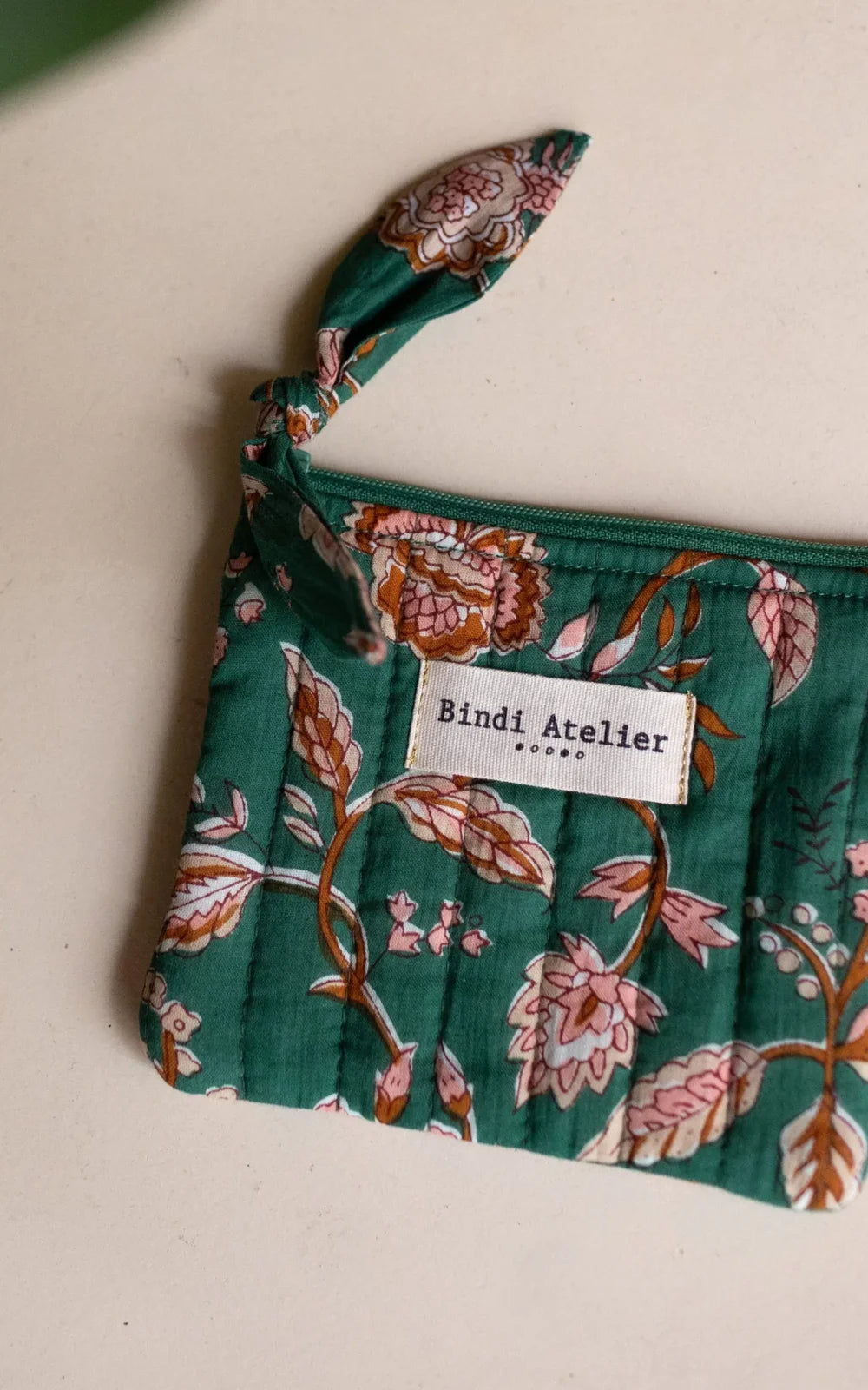 Monedero Nesta Verde ambiente - Bindi Atelier