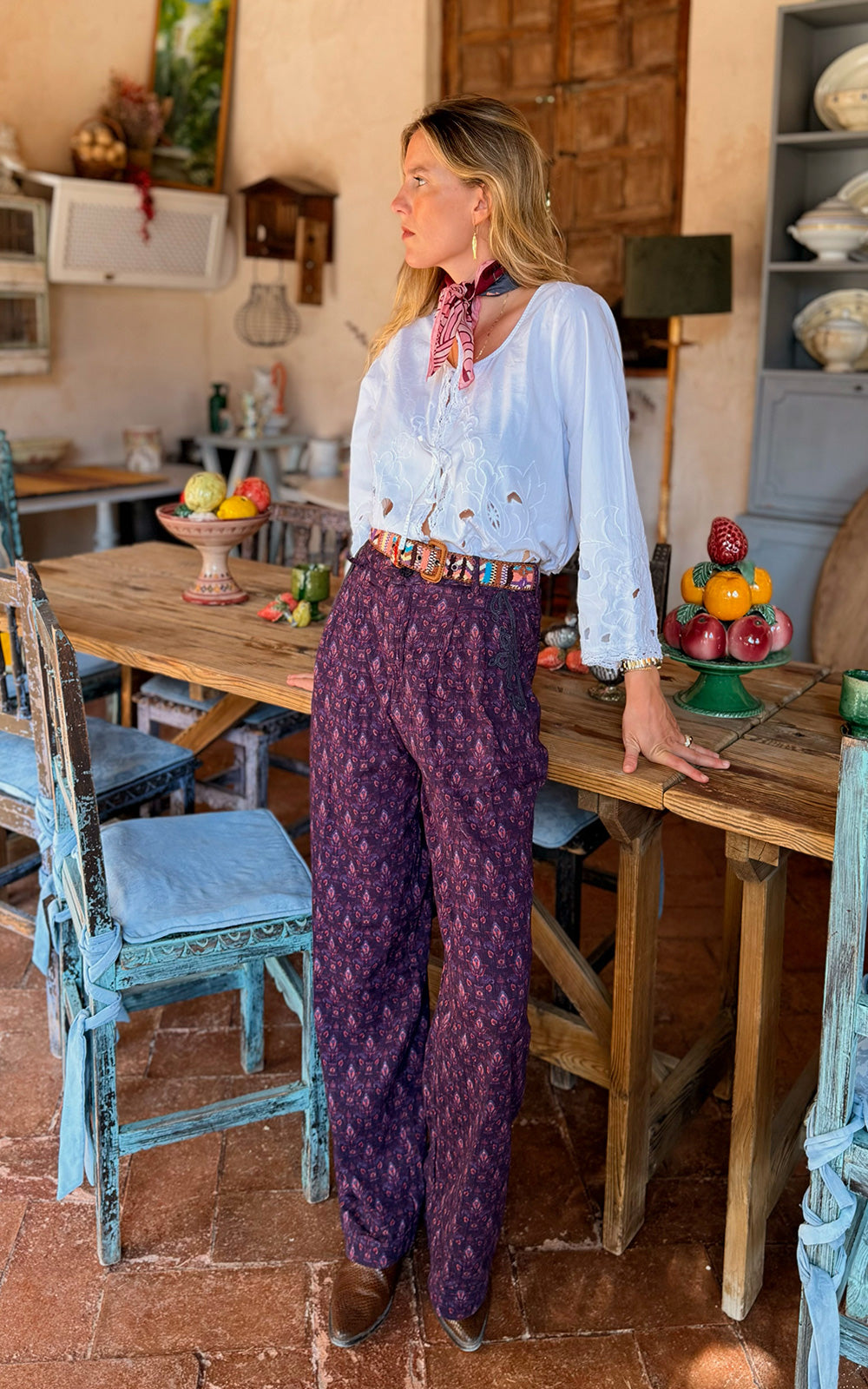 PANTALONES PACO PURPLE RAIN