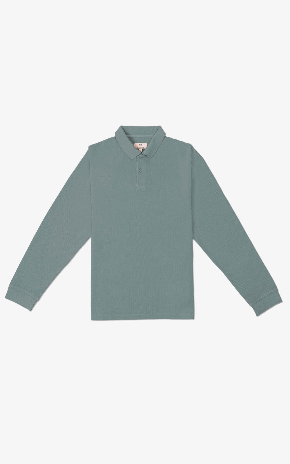 POLERA MANGA LARGA AZUL GRISACEO