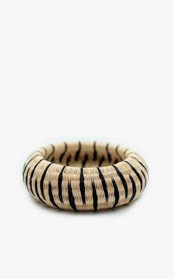 RAW WENGUE BRACELET WITH BLACK LINES