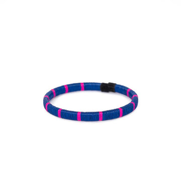 Pink Blue Wenge Bracelet