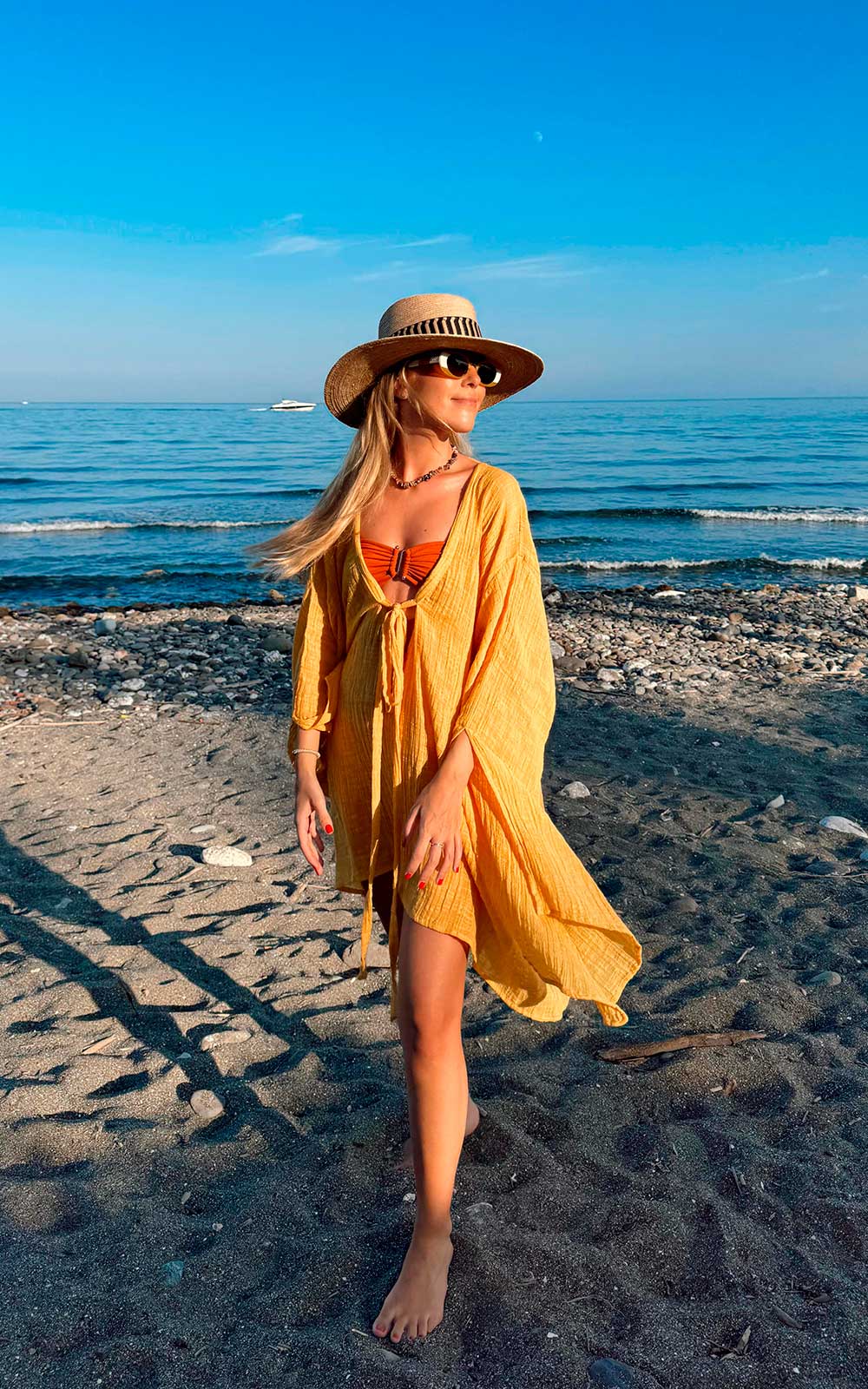 SAYDA MINI DRESS GOLDEN APRICOT