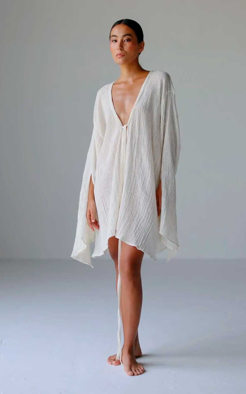 SAYDA MINI DRESS NATURAL
