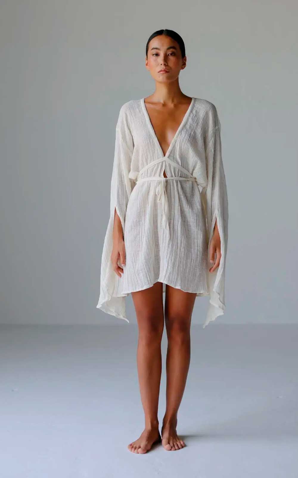 SAYDA MINI DRESS NATURAL