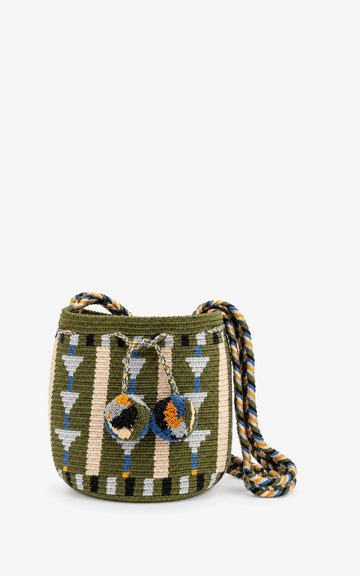 SMALL WAYUU PAMPA OLIVA