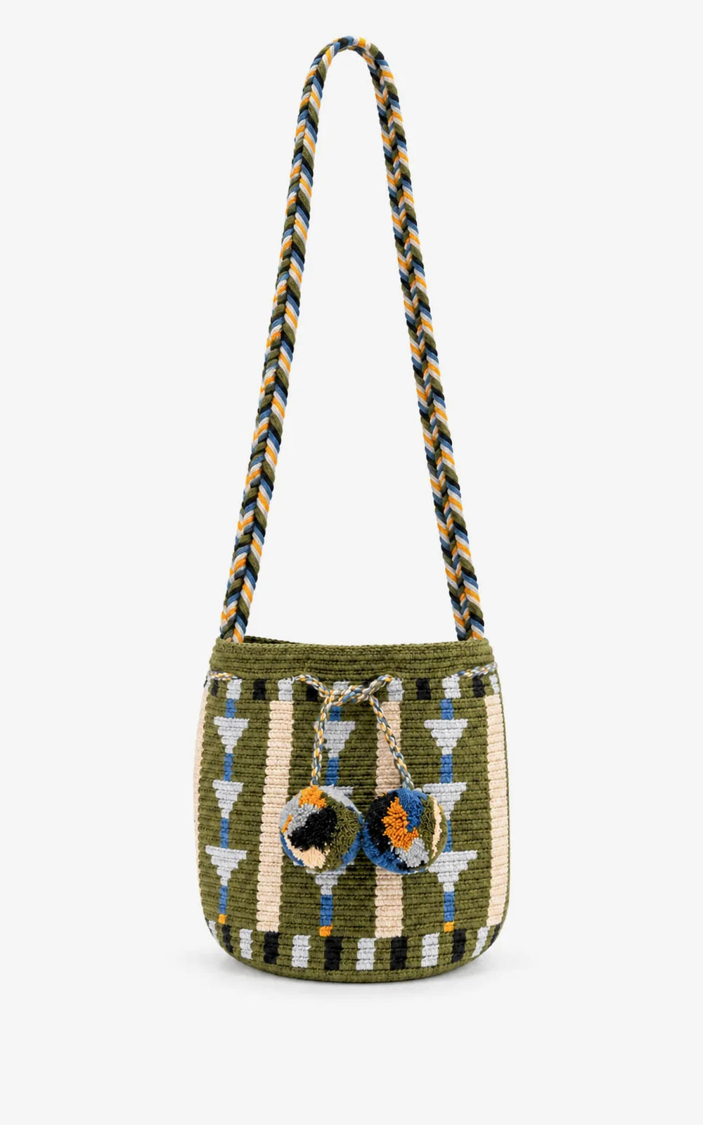 SMALL WAYUU PAMPA OLIVA