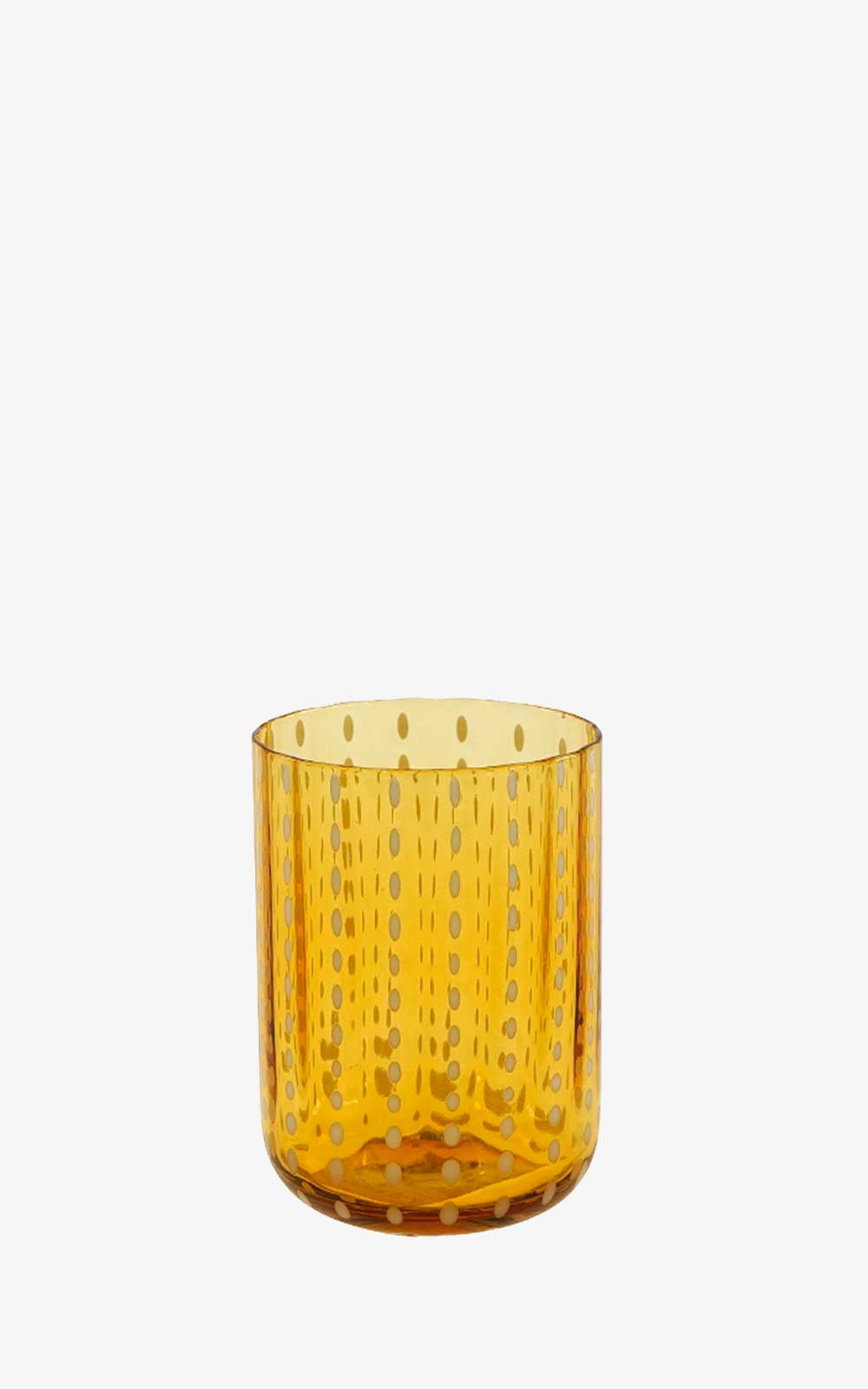 VASO PUNTOS AMARILLO