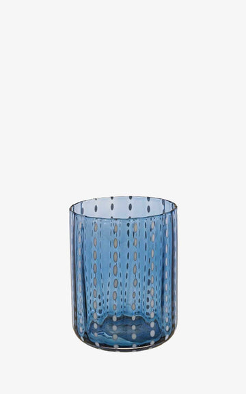 VASO PUNTOS AZUL