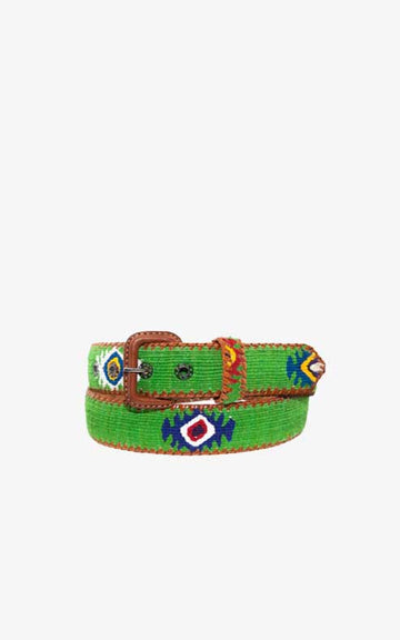 Green Ethnic Belt