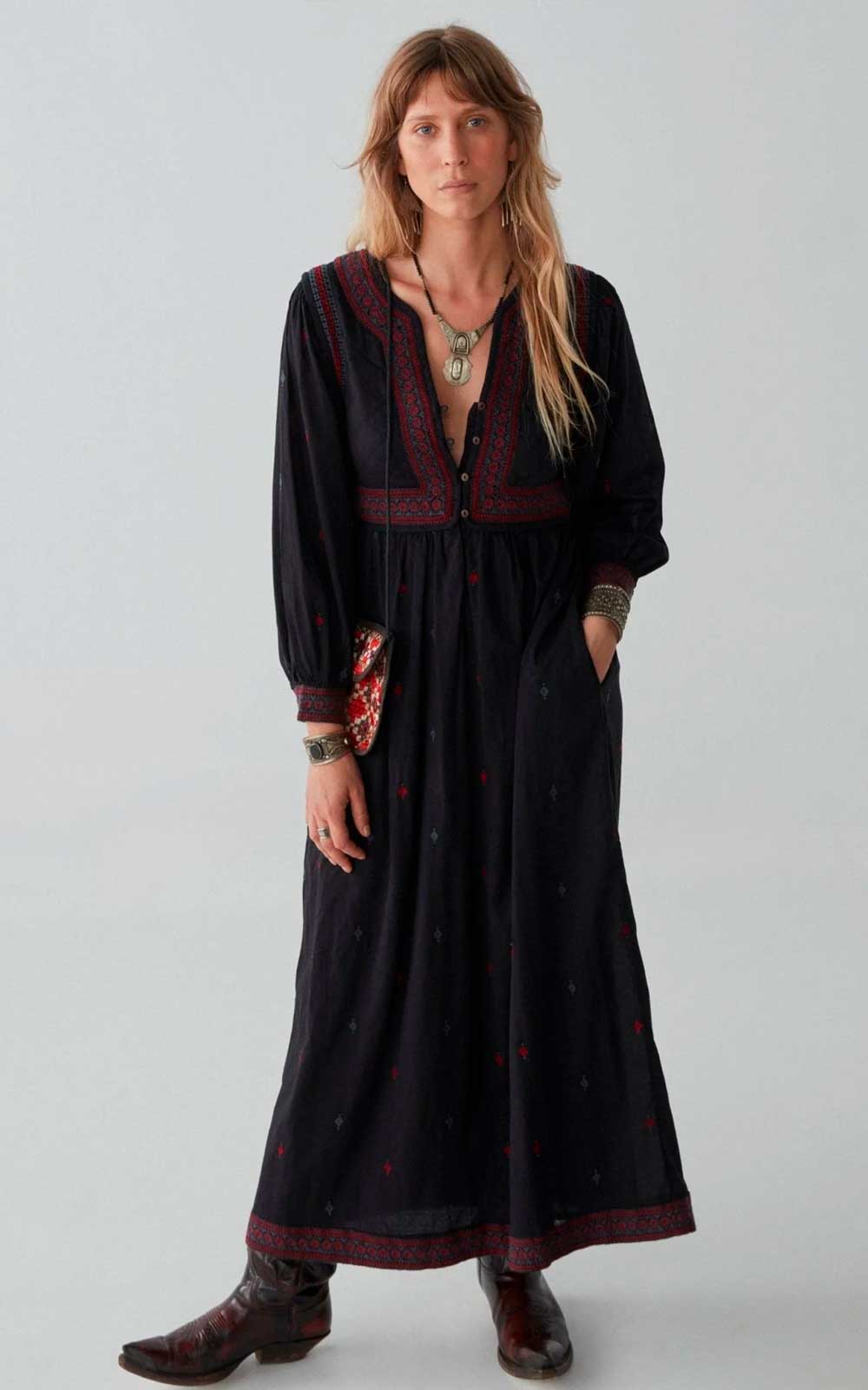 VESTIDO DALIDA NAVY