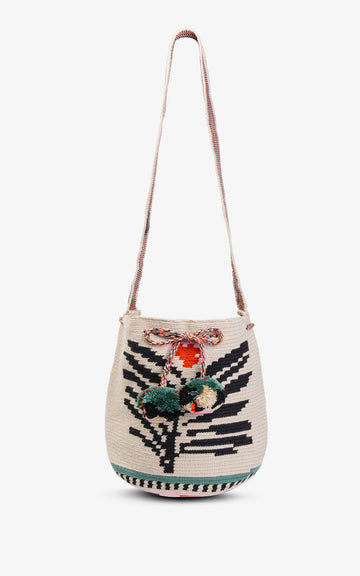 CROSSBODY WAYUU FLOR NOIR