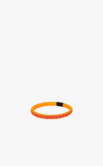 PULSERA WENGUE 5MM NARANJA