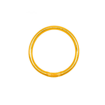 Gold leaf gold bracelet