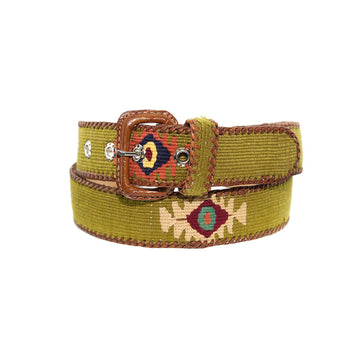 Green Ethnic Hunting Belt